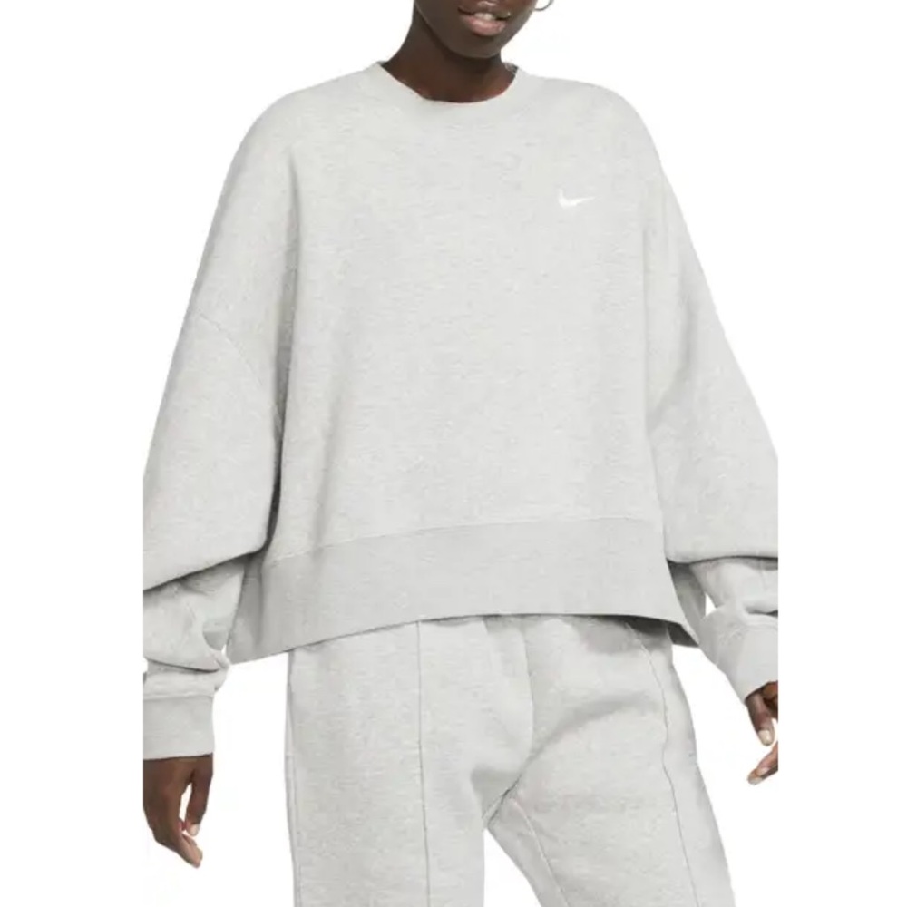Nike Sportswear Crewneck Sweatshirt in DARK GREY HEATHER